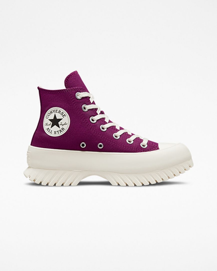 Tenisky Vysoke Converse Chuck Taylor All Star Lugged 2.0 Seasonal Color Damske Nachový Čierne | SK QF5UK7